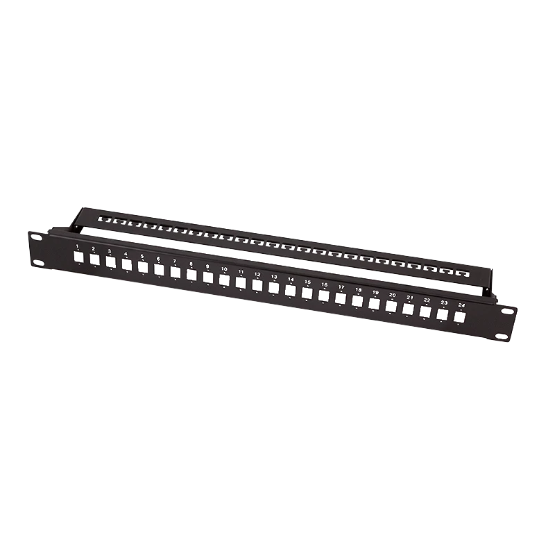 Image of LogiLink Fiber Optic Panel for 24 LC-Duplex or SC-Simplex adapter. bl