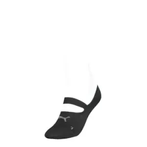 Puma Womens Studio Footie Sock Black UK Size 6-8