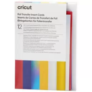 Image of Cricut Insert Cards FOIL Celebration R40 Card set Red, Blue