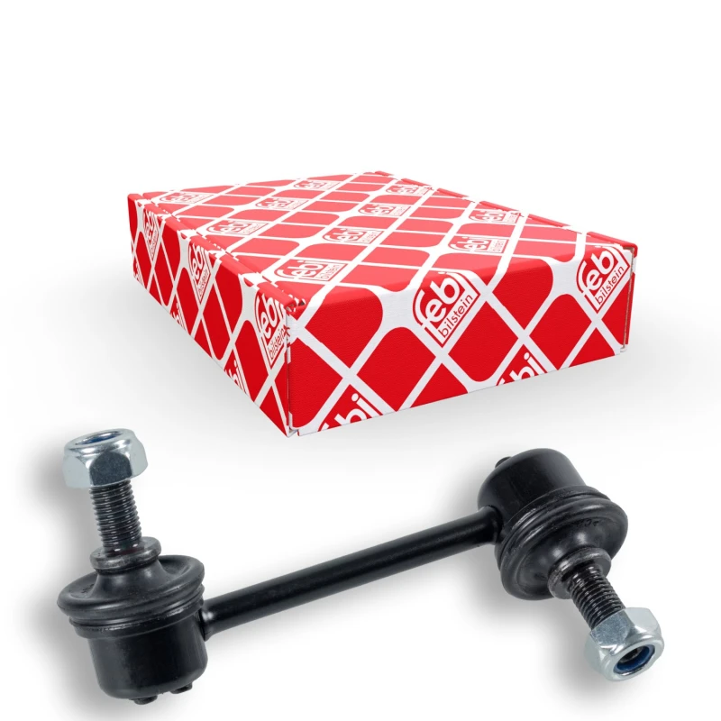 Image of FEBI BILSTEIN 23712 Anti-roll bar link OE Turbo NEW, Front Axle Right Steel Link Stabiliser (3229)