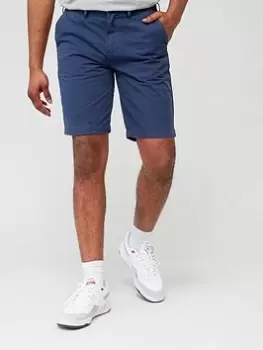 Image of Lyle & Scott Anfield Chino Shorts - Navy, Size 38, Men
