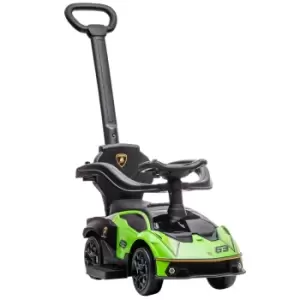 image of Aiyaplay 2 In 1 Ride On Car/Push Car For Toddlers - Green