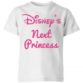 image of Disney Princess Next Kids T-Shirt - White - 5-6 Years