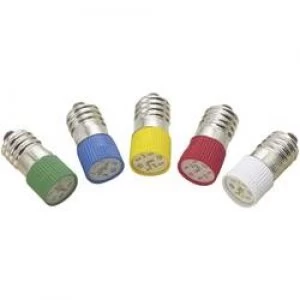 image of LED bulb E10 Amber 12 Vdc 12 V AC 1.1 lm Barthelme