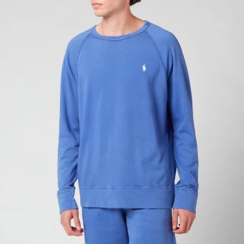 Image of Polo Ralph Lauren Mens Spa Terry Sweatshirt - Bright Navy - L