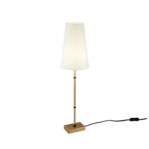 Image of Zaragoza Table Lamp Brass, 1 Light, E14