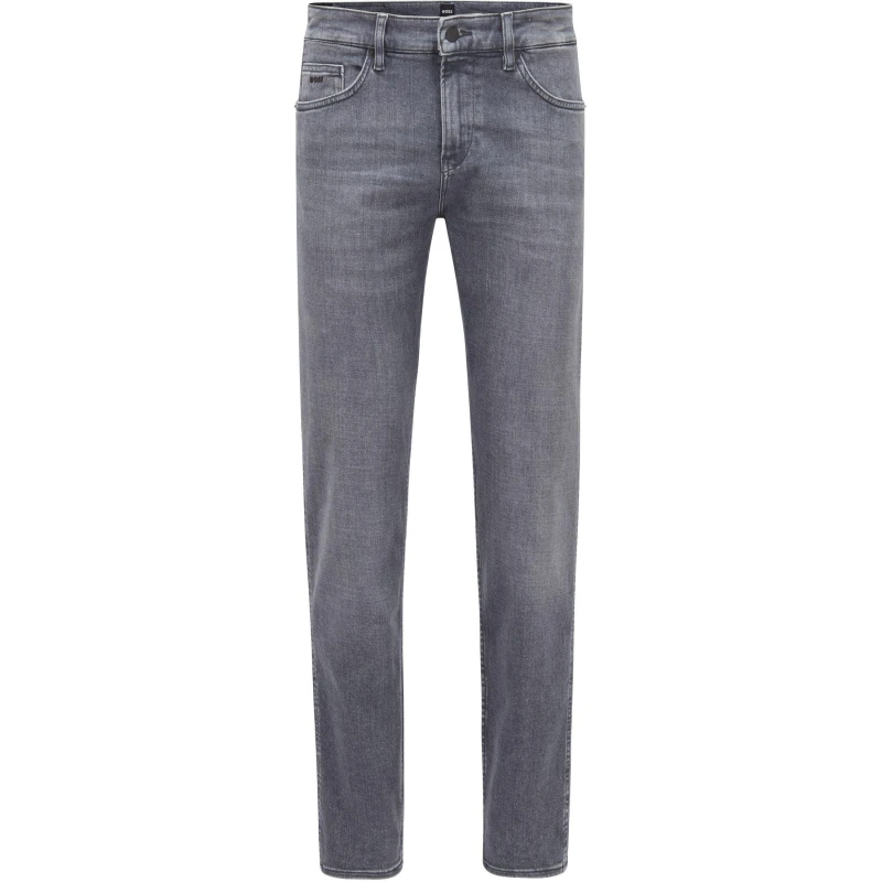 Image of Boss Mens HBB Delaware3Slm Slim-fit Jeans Medium Grey 030 male 31W L