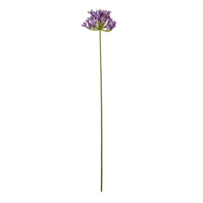 Image of Hill Interiors Agapanthus Artificial Flower Spray Lilac (One Size)