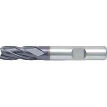 image of Swisstech - 6MM HSS-Cobalt Weldon 45DEG High Helix End Mill