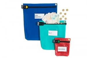 Image of Versapak Secure Cash Bag Medium Blue