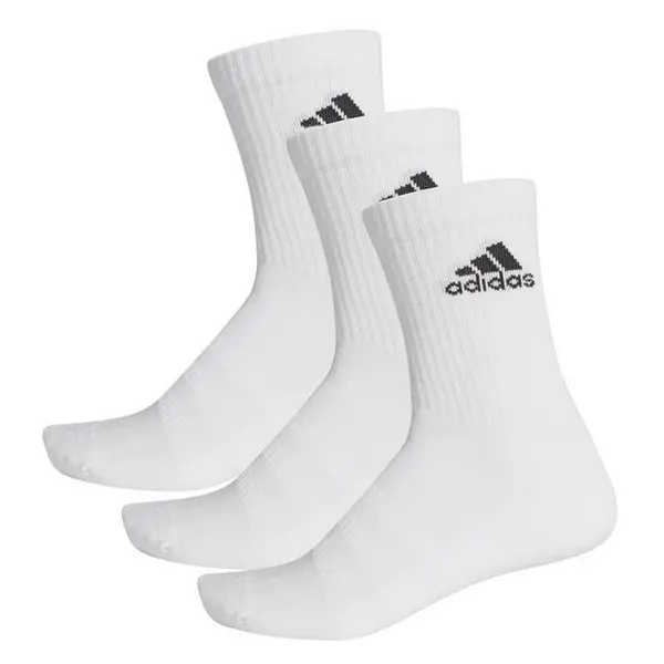 Image of adidas Crew Socks 3 Pack Womens 6.5-8 Black 41249903050