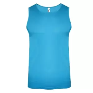 Image of SOLS Mens Sporty Performance Tank Top (3XL) (Aqua)