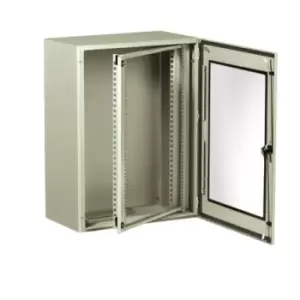 Image of Schneider Electric NSYVDM 16 Server Rack With Steel Swing Frame in Grey