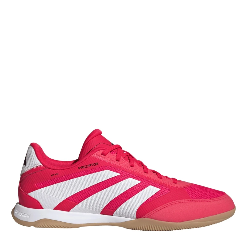 Image of adidas Unisex Adults Predator League Mesh Indoor Football Boots Lucid Red/ Whit unisex 6.5 (40)