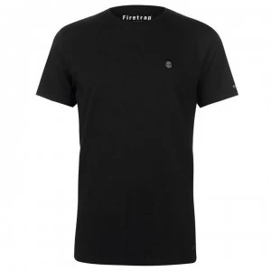 image of Firetrap Blackseal Gnome Crew T Shirt - Black