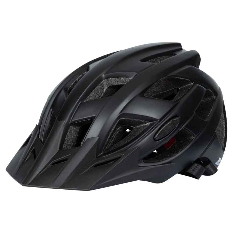Image of Trespass Trespass Zrpokit Cycle Helmet in Jet Black Size: Medium Jet Black M Unisex 5059958469105