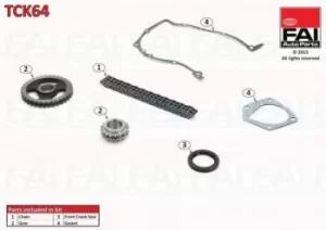 image of Timing Chain Kit FAI TCK64