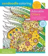 Image of zendoodle coloring adorable otters furry and frisky friends to color and di