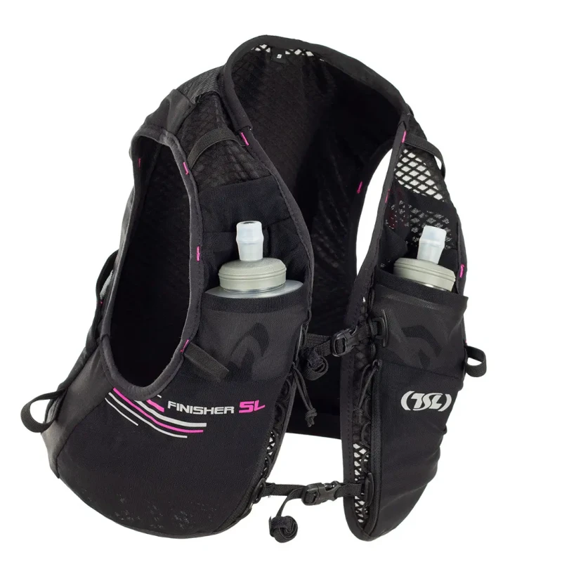 Image of Hydration vest with 2 soft flasks TSL Finisher Noir Unisex 5 L