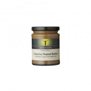 image of Meridian 20% off Organic Crunchy Peanut Butter - No Added Sugar and Salt - 280g