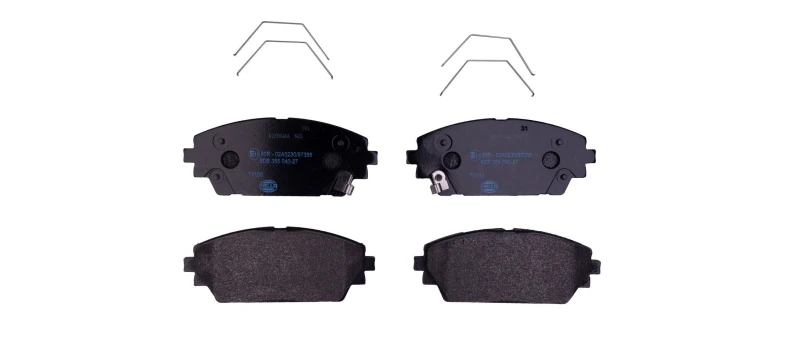 Image of HELLA Brake pad set HELLA 8DB 355 040-271