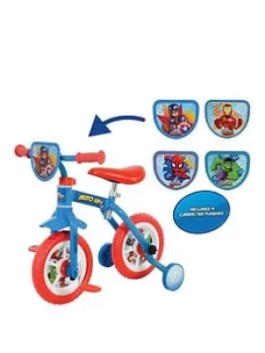 Image of Marvel Marvel Superhero Adventures Switch It Multi Character 2In1 10" Bike