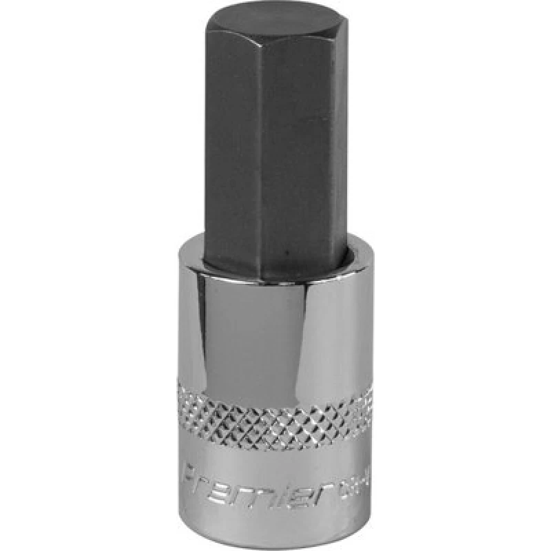Image of Loops 12mm Forged Hex Socket Bit - 3/8" Square Drive - Chrome Vanadium Wrench Socket Multi