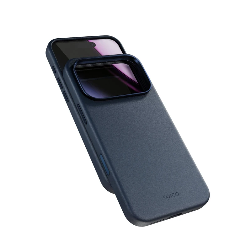 Image of Epico Epico Mag+ Leather Case iPhone 17 Pro - blue 94110131600001