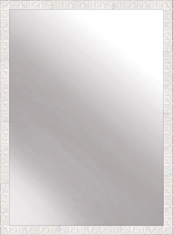 Image of Nielsen Banks Mosaic Design Wall Mirror Bathroom Mirror Living Room Mirror - White - 50 X 70Cm