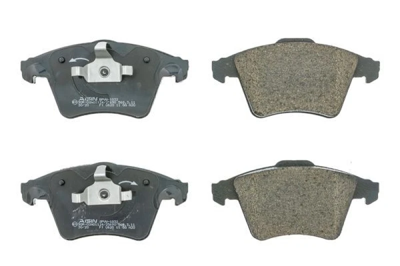 Image of AISIN Brake pad set AISIN BPVW-1032