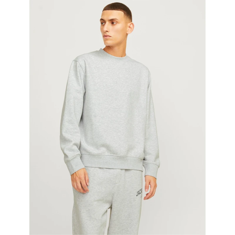 Image of Jack and Jones Urban Edge 400 GSM Crew Sweat Mens White Melange male XL