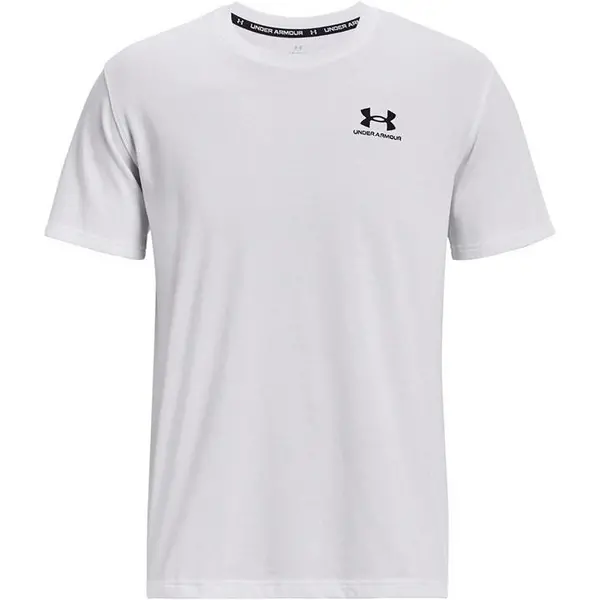 Under Armour Logo Embroidered Heavyweight Short Sleeve Mens S Grey 59366326350