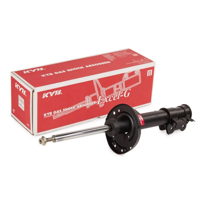 Image of KYB 3348005 Shock absorber Front Axle Right, Gas Pressure, Twin-Tube, Suspension Strut, Top pin Shock Absorber (854)