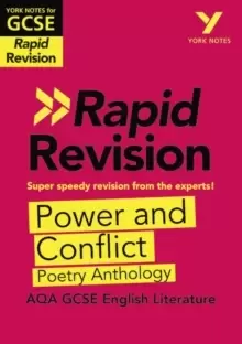 Image of York Notes for AQA GCSE (9-1) Rapid Revision: Power and Conflict - Catch up, revise and be ready for 2021 assessments and 2022 exams