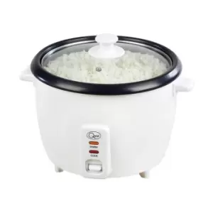 image of Quest 35550 1.8L Rice Cooker with Non-Stick Bowl, Measuring Cup and Keep Warm Function - White