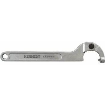 Image of Adjustable C Spanner, Chrome Vanadium Steel, 205MM Length, 15-35MM Jaw C - Kennedy