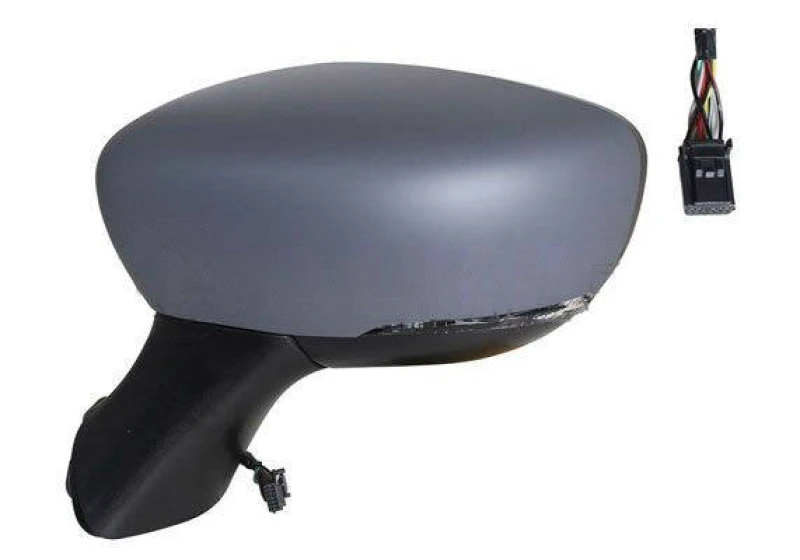 Image of ALKAR 6151186 Wing mirror Left, Electric, Aspherical, primed Outside Mirror (50)