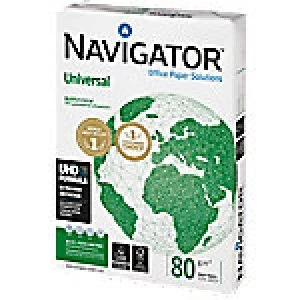 image of Navigator Universal Printer Paper A4 80gsm White 500 Sheets