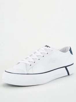 Image of Lacoste Gripshot 120 Pimsoll - White Navy, White/Navy, Size 8, Women