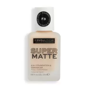 Image of Relove by Revolution Supermatte Foundation F3