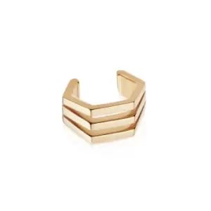 Image of Daisy London 18ct Gold Plate Jameela Ear Cuff 18ct Gold Plate