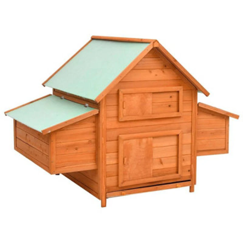 Image of VIDAXL Chicken Coop 150x96x110cm Solid Firwood Vidaxl 8720286642283
