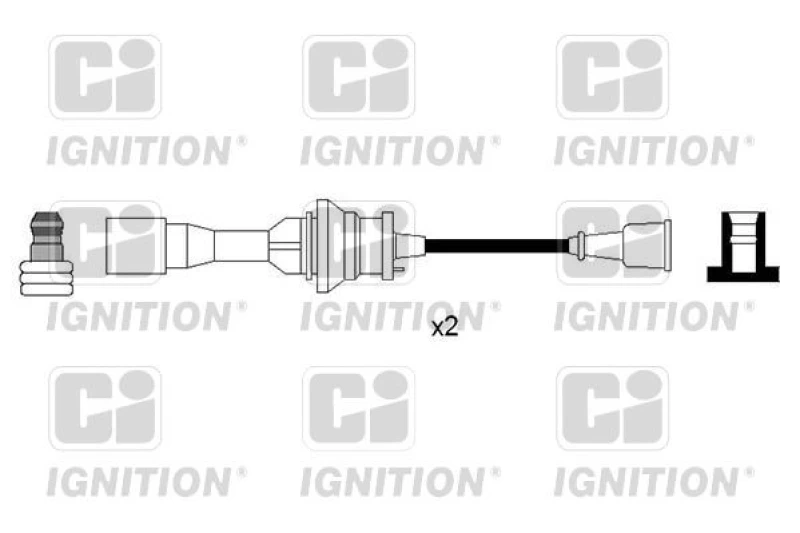 Image of QUINTON HAZELL Ignition lead set QUINTON HAZELL XC1215