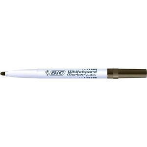 Bic Velleda 1741 Bullet Tip Whiteboard Marker Black Pack of 12 Markers