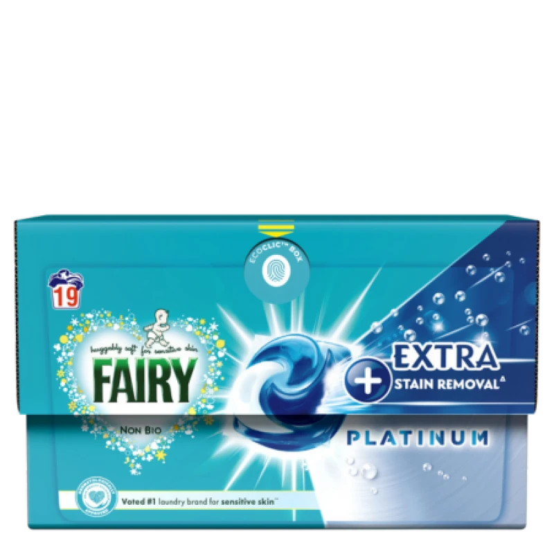 Image of Fairy Platinum NonaBio Pyykkikapselit a 19 kpl FAI-535289