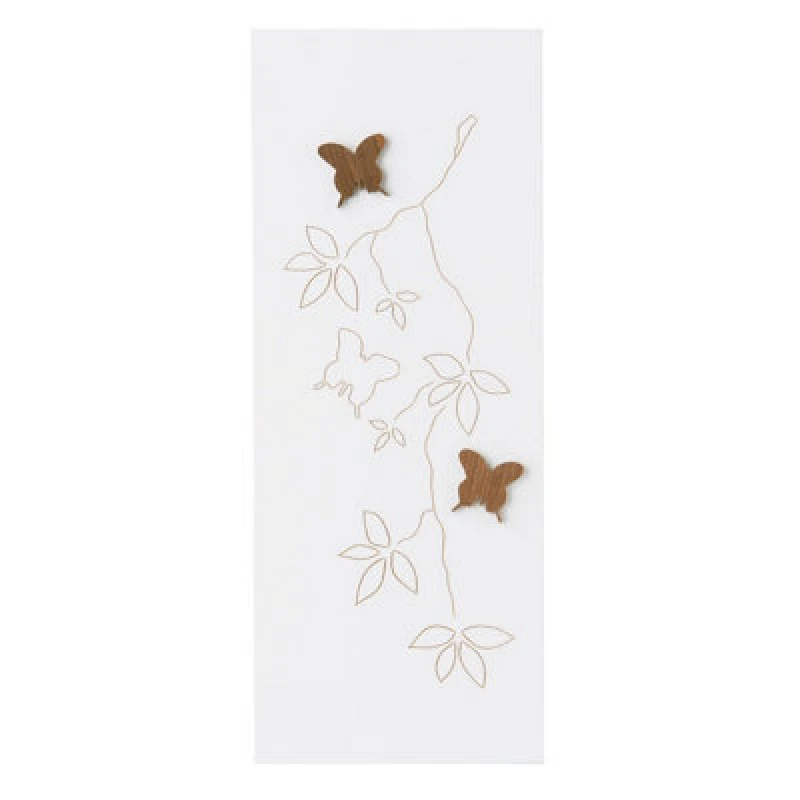 Image of Premier Housewares White Carving Wall Art Home Wall Decor White