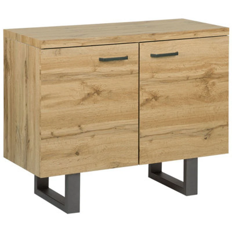 Image of Beliani Cabinet Timber Light Brown