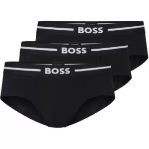 Image of Boss Boss 3 Pack Hip Briefs - Black