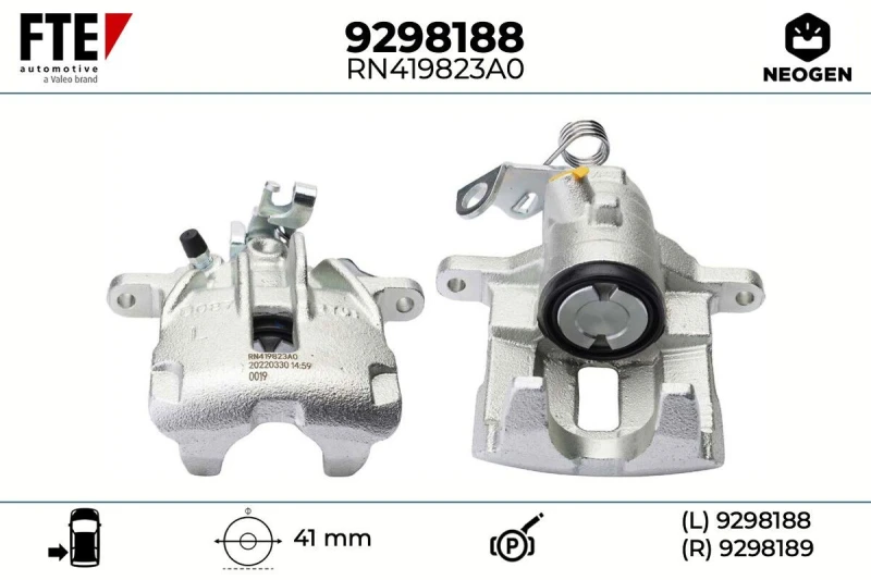 Image of Brake caliper FTE 9298188