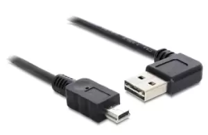 image of DeLOCK 2m USB 2.0 A - miniUSB m/m USB cable USB A Mini-USB A Black